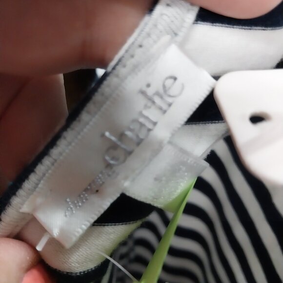 3083 Size Small Charming Charlie Navy Blue And White Stripe Dress. NWT - Picture 6 of 7